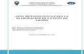 Guia Metodologica Para Elaboracion Tesis de Grado - UNIVERSIDAD MAYOR DE SAN ANDRES