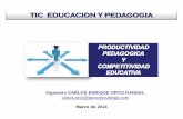 Diapositivas presentación "Tic Educacion y Pedagogía" Alianza Francesa 2014