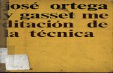 Ortega y Gasset 1977 Meditacion de La Tecnica