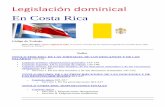 Legislación dominical en Costa Rica