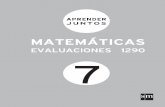 Aprender Juntos Matematicas 7 Evaluaciones