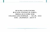 Evaluacion Ecologica Del Malecon de Huacachina