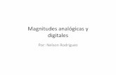 Magnitudes analógicas y digitales