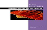 Programacion de Percusion 2013_2014