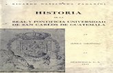 Castañeda Paganini - Historia de la Real y Potificia USAC