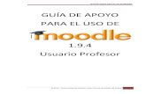 Moodle 1.9.4 Usuario Profesor