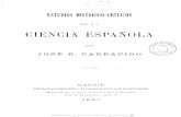 Rodríguez Carracedo. Estudios histórico-críticos de la ciencia española