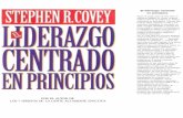 Covey Stephen R - El Liderazgo Centrado en Principios