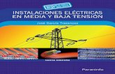 Instalaciones electricas en media y baja tensión - García Trasancos, J.