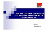 Leccion 1.- Caracteristicas Tecnicas de Los Vehiculos Automoviles