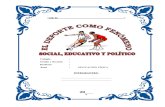 Monografia_el Deporte, Fenomeno Social, Educativo y Politico