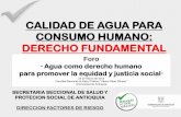 Agua de Consumo Humano -Derecho Fundamental (22!03!2013)