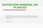 Nutricion Mineral de Las Plantas(Diapositivas)