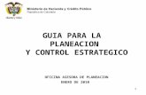 Guia Planeacion y Control Estrategico - OAP