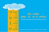 Guia de Atencion Temprana El Nino y La Nina de O a 3 Anos
