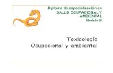 Diapositiva de Salud Ocupacional y Ambiental Modulo III - Toxicologia