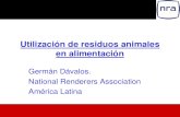 Utilizacion de Residuos Animales en Alimentacion. Dr. Davalos