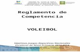 Reglamento de Competencia de Voleibol 2012-2013