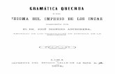 Gramatica Quechua o Del Idioma Del Imperio de Los Incas