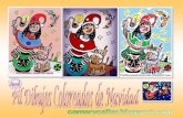 Calendario 2014 de Pil Dibujos Coloreados de Navidad