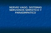 Nervio Vago y Parasimpatico
