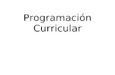Programación Curricular 3 años-2012
