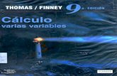 Cálculo varias variables, 9na Edición - Thomas & Finney - ByPriale