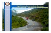 Ing_ Oscar Vargas - Experiencia de conservación de carreteras por administración directa y por contratos