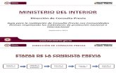 Protocolo de Consulta Previa del Ministerio del Interior