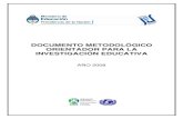 Argentina - Documento Metodologico Para La Investigacion Educativa