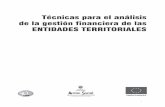 Técnicas para el análisis Gestión económica y financiera DNP2009