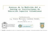 Webinar  2013  Avances de la Medición del e-learning en Instituciones de Educación Superior Colombianas  DMCR