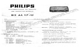 14050 Philips B2AL17-U Receptor Valvular OC-OL Ambas Corrientes 1958 Manual de Servicio