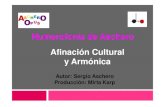 Afinación Cultural y Armónica