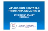 Aplicación Contable Tributaria de la Nic 16 (Perú) 5.5-