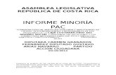 INFORME MINORÍA CCSS PAC 02 10 12