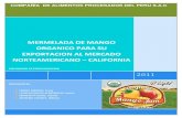 94137739 70137282 Mermelada de Mango Organico Para Su Exportacion Al Mercado de USA