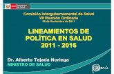 2.- Lineamientos de Política de Salud 2011-2016