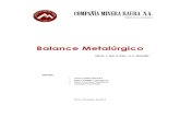 BALANCE METALURGICO PASO A PASO