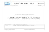 Papelera Vinto - 7 - Propuesta Cable 185 Mm2