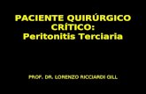 Paciente Quirurgico Critico. Peritonitis Terciaria.