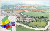 diapositiva ORGANIZACIÓN TERRITORIAL DE COLOMBIA ok
