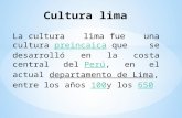 Cultura Lima Diapositivas