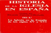 Historia de la Iglesia en España 3.1 - Garcia Villoslada