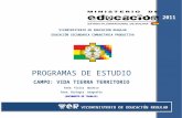 EDUCACIÓN SECUNDARIA COMUNITARIA PRODUCTIVA CAMPO VIDA TIERRA TERRITO