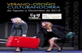 programación cultural de Andorra (Teruel) desde agosto a diciembre de 2013.