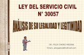 Analisis de Legalidad y Legitimidad de La Ley 30057