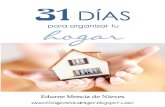 31 días para organizar tu hogar