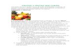 Frutos y Frutas Que Curan (Zumoterapia)