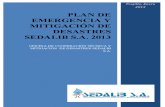 Plan Emergencia y Md Sedalib 2013